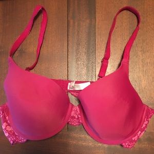 Deep Red with lace Victoria’s Secret Bra
